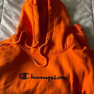 Champion Hoodie Orange Size M euro (fits like Small)